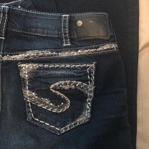 Silver jeans